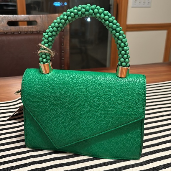 E | N Expressions NYC Green Luxury Vegan Handbag NWT - Picture 6 of 10
